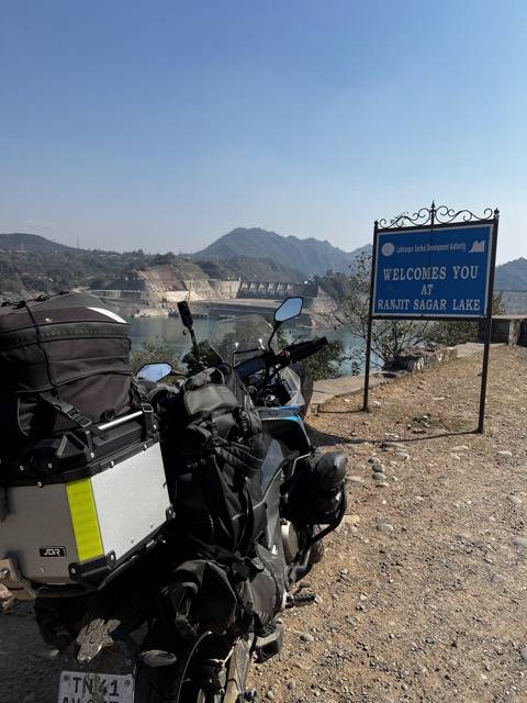 Jammu and Kashmir, with the ranges opening up behind.